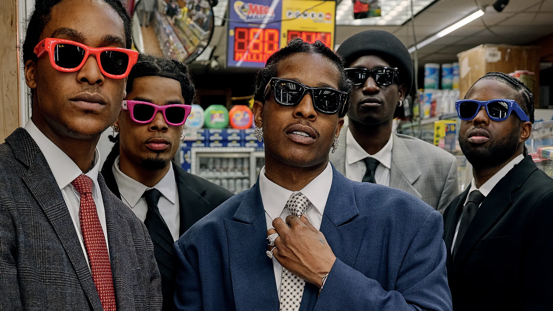 ray ban wayfarer asap rocky met gala